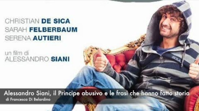 Alessandro Siani, il Principe abusivo e le frasi che hanno fatto storia