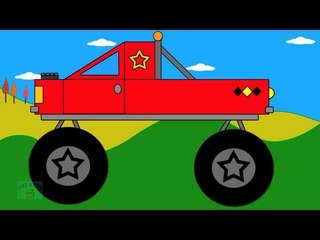 Learn Shapes and Build a Monster Truck