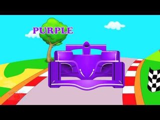 Race Car Colors | Educational Color Learning for Kids