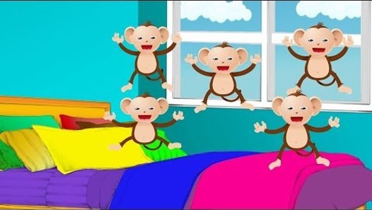 Five Little Monkeys Nursery Rhyme - video dailymotion