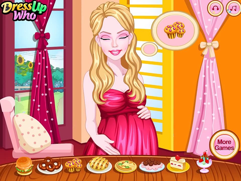 БАРБИ БЕРЕМЕННА! Ухаживаем за беременной Барби! Игра для девочек! Мультик! Kids Games!