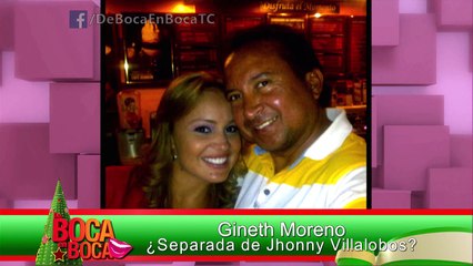 Gineth Moreno no estaría atravesando por un buen momento en su matrimonio