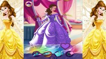 Disney Princess BELLE Royal Salon Amazing Hair Styling Dress Up & Makeover Game For Kids