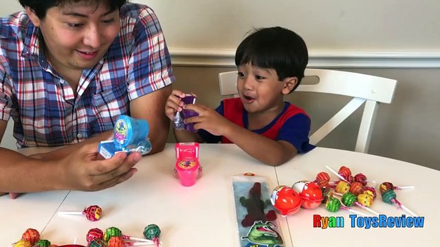 Giant Chupa Chups Lollipops Gummy Joker Tongue Toy Toilet Candy Gator Gummy Candy Review Kinder Eggs