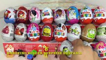 24 Киндер Сюрприза Unboxing Kinder Chuggington,Disney Toy Story,Доктор Плюшева,Фиксики,Mickey Mouse