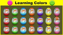 Learn Colors with Kinder Joy Surprise Eggs Colours Surprise Eggs Colors for Children