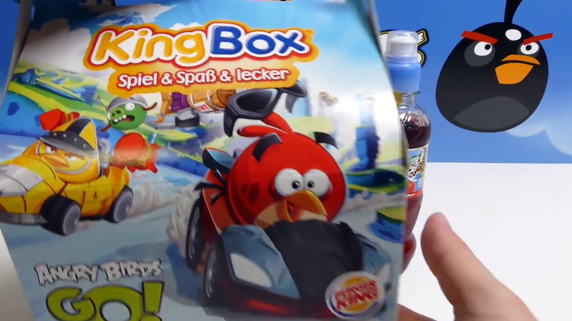 ⁣Angry Birds Burger King KingBox Angry Birds GO Red Bird Toys