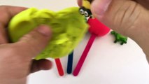 Play Doh Lollipop Surprises Toys The Good Dinosaur Superman Shopkins Minecraft Minions
