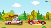 Der Traktor, der Lastwagen & der Kran Welt von Autos Animierter BAU Zeichentrick