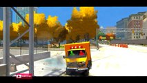 COLORS SPIDERMAN CARTOON & COLORS YELLOW AMBULANCE CARS PARTY Nursery Rhymes Children Songs