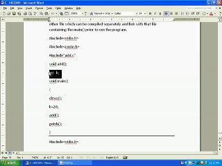 C LANGUAGE EXTERNAL STORAGE CLASSES