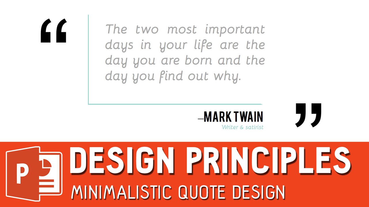 Design principles - how to make a quote less boring ✔