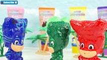 PJ Masks Color Changers Bath Paint Slime and Learn Color Changing Bathtime Squirter Water Toys