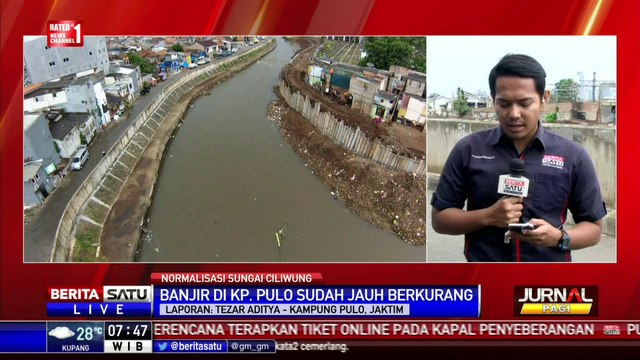 Normalisasi Ciliwung Berhasil, Kampung Pulo Tak Lagi Banjir