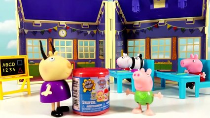 Peppa Pig Goes to School Bus Trip Classroom Surprise Toy Set Paw Patrol Finding Dory My Little Pony