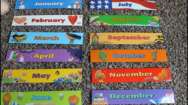 Months of the Year Months for Kids Month Name Learning Games Kid's Learning Month