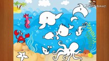 Clever Kids First Puzzles - Let's learn about Sea Animals & English Letters - Preschool Learning