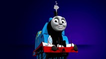 Thomas Train Wheels on The Bus Nursery Rhyme | Train Wheels on The Bus Rhymes & Songs For Kids In 3D