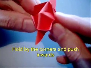 Cách xếp quả cầu dạng bông hoa theo phong cách Origami