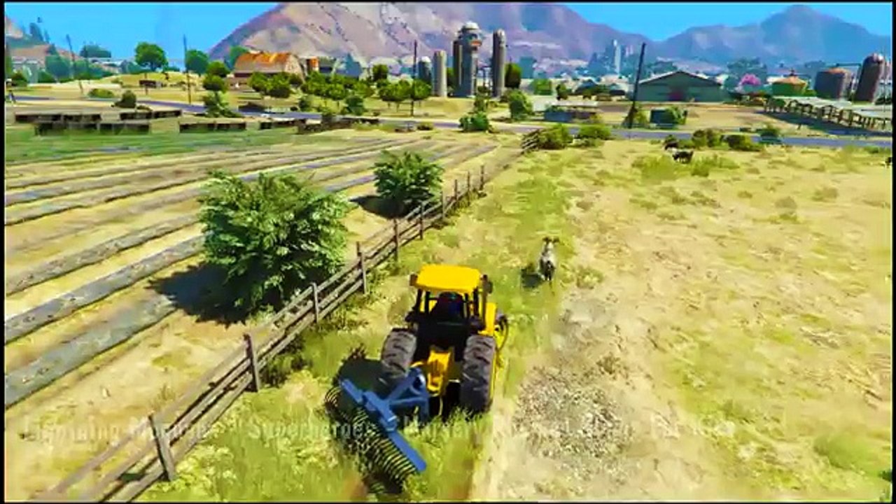 Spiderman et Tracteur - Dessin animé pour enfants,dessins animés pour enfants de super-hér