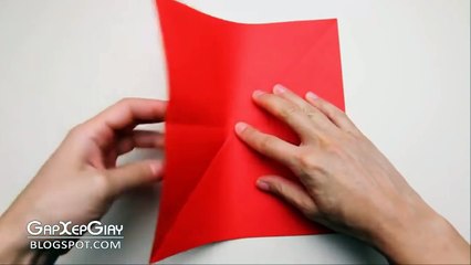 GẤP XẾP GIẤY - Hướng dẫn cách gấp hoa TULIP bằng giấy