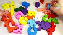 TRAIN ABCDE Easy ABC Puzzle A B C D E Colors ABCD English Alphabet for Infants Kids Letter Wooden