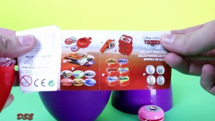 GIANT SURPRISE EGGS OPENING Kinder Surprise Eggs Disney Car Toys Hello Kitty MARVEL Spiderman Toys