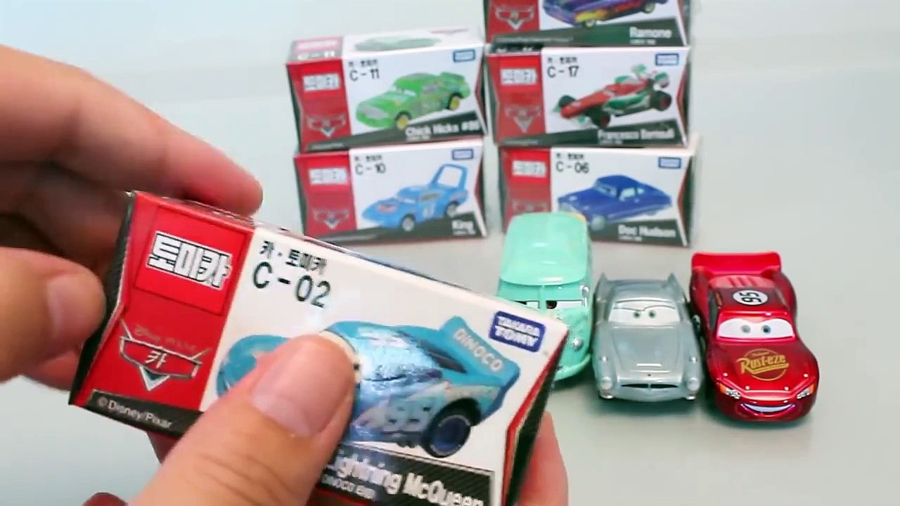 Disney Pixar Cars Lightning McQueen Takara Tomy Tomica Toy 토미카 디즈니 카 맥퀸 미니카 와 타요 폴리 뽀로로 장난감 YouTub