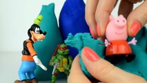 Paw patrol Kinder Surprise eggs Play doh Peppa pig Toys English Goofy Disney TMNT Egg