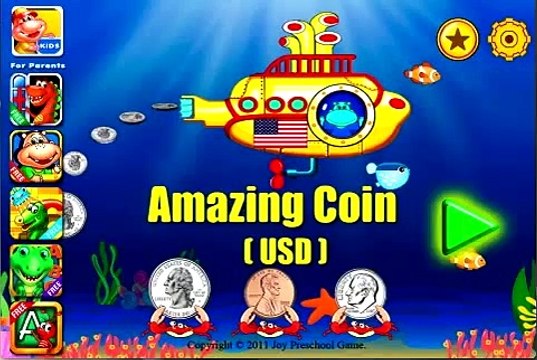 Amazing Coin(USD)- Educational Money learning & counting games for preschool & kindergarten kids