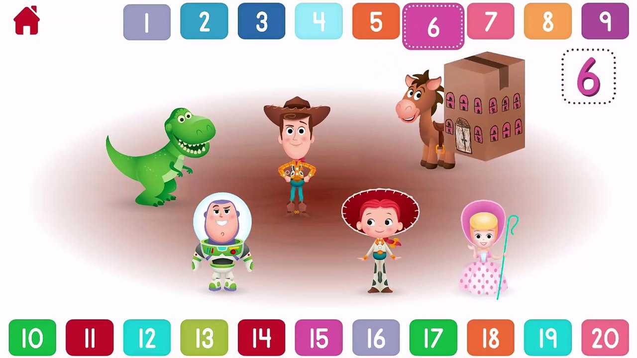 Learn Numbers Disney Buddies 123s   Kids Counting Numbers 1 to 20 by Disney