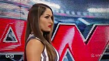 WWE RAW Brie Bella ( one handed) Vs Summer Rae