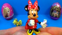 INTERESTING surprise eggs! Peppa Pig Disney MINNIE Mouse My Little PONY MONSTER HIGH eggs surprise-Vzl512wKU0w