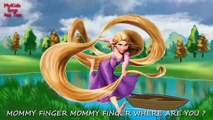 Finger Family Song Disney Pixar Tangled Nursery Rhyme