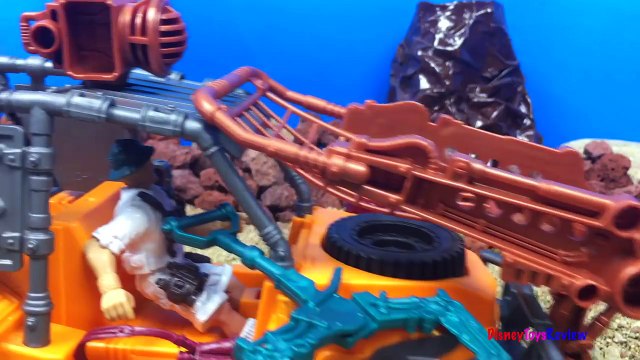 ANIMAL PLANET - DINOSAUR INVASION WITH PARASAUROLOPHUS ORNITHOLESTES JEEP FOSSIL & TRAP - UNBOXING-gXMWHp084uM