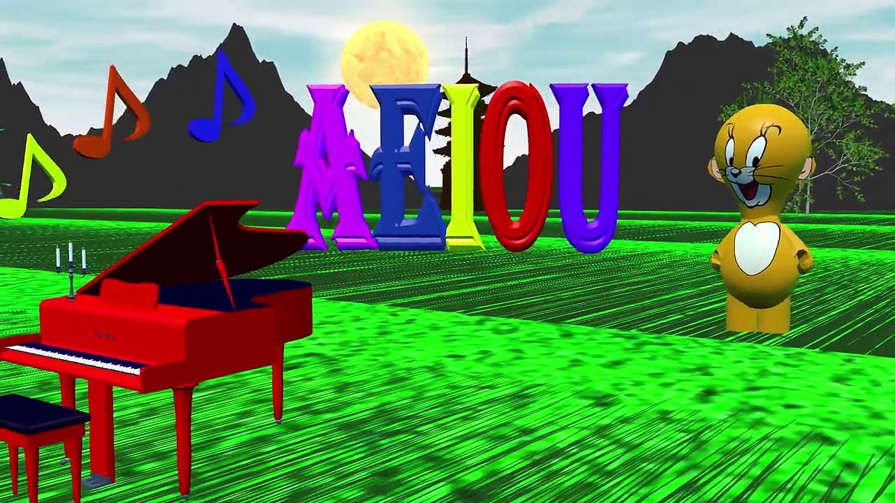 LAS VOCALES en español para niños - Sílabas para aprender a leer - La Canción de las Vocales - AEIOU