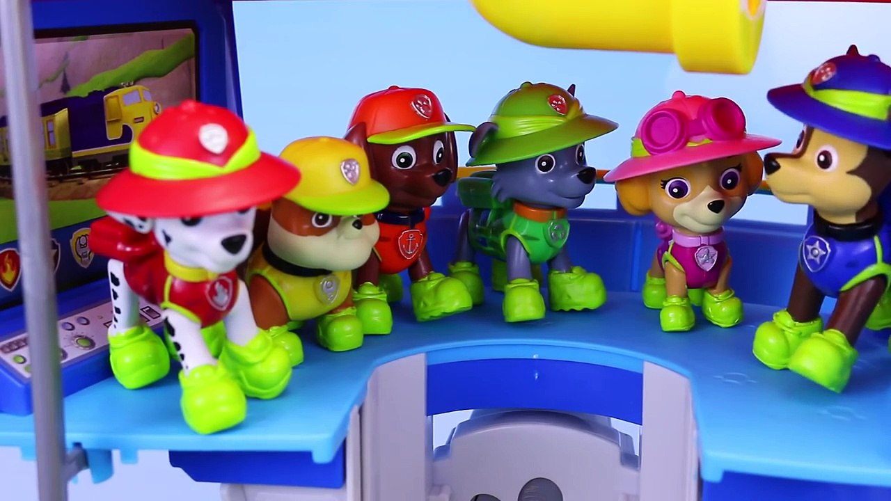 Paw Patrol Kidnapped and Jailed Caged Saved by Ryder and Robo Dog with Big Rig Robot Semi-Truck-YAXh_x0ZKPo