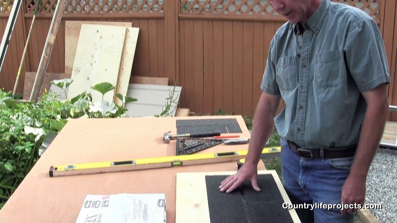 How to Build a Shed - Video 13 of 15 - How To Install a 3 Tab Asphalt Roof on The Shed