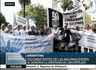 Protestan en Argentina a 184 años de ocupación británica en Malvinas