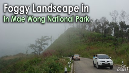 Foggy Landscape in Mae Wong National Park
