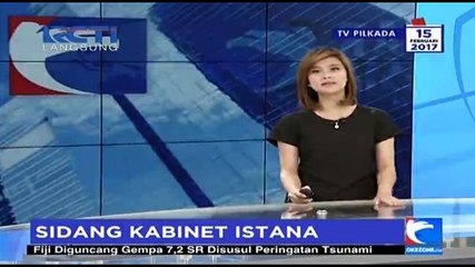 Sidang Kabinet Perdana di Istana Bogor