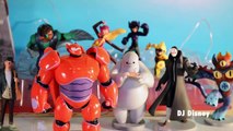 Disney Big Hero 6 Figure Play Set Baymax, Hiro Hamada Honey Lemon Wasabi Go Go Tomago Toy Review