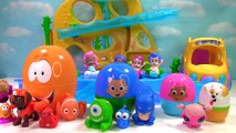 Best Learning Colors Video for Children with Bubble Guppies Stacking Cup and School Bus