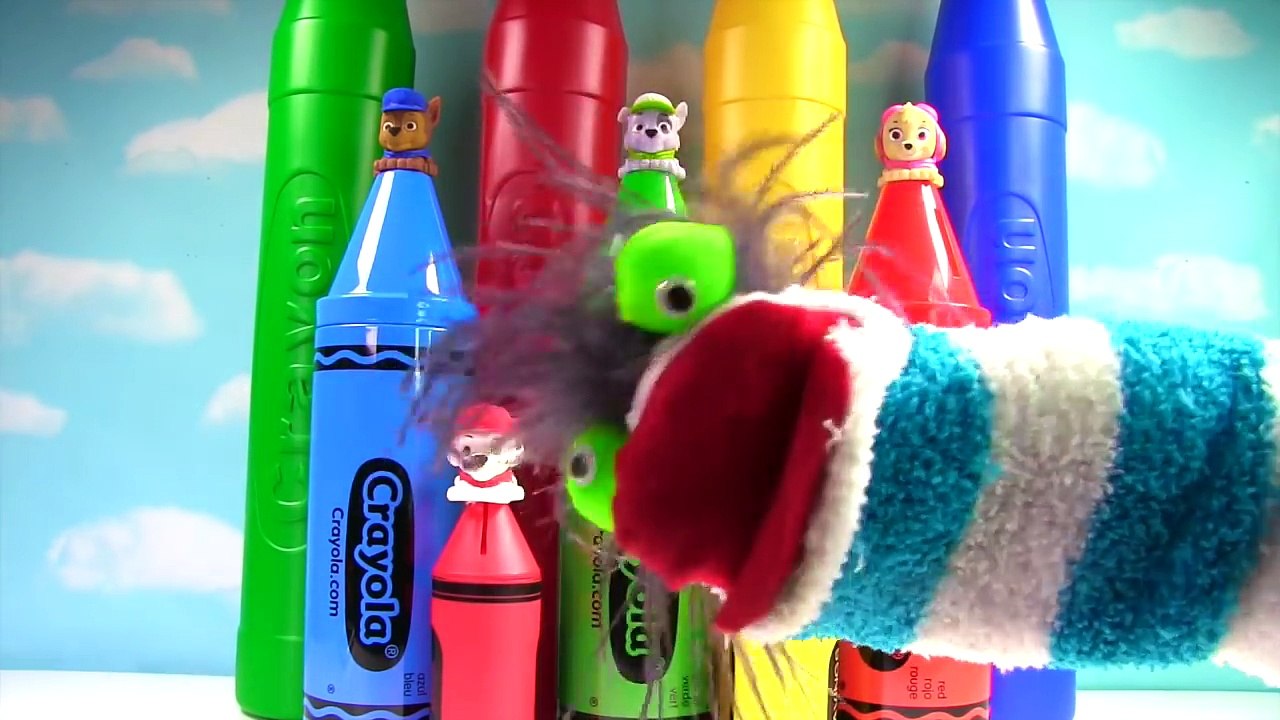 Best Learning Colors Video for Children with Crayons Paw Patrol PJ Masks Mickey Mouse