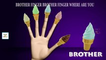 Finger Family Cone Ice Cream Crazy Cartoon Animation Finger Family Nursery Rhymes For Children