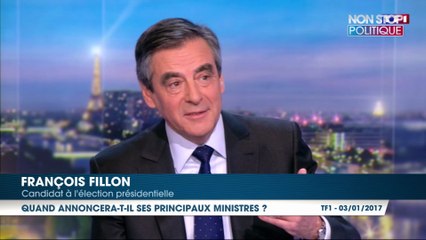 Présidentielle 2017 : François Fillon tarde sur sa promesse à nommer ses futurs ministres : il s’en justifie sur TF1