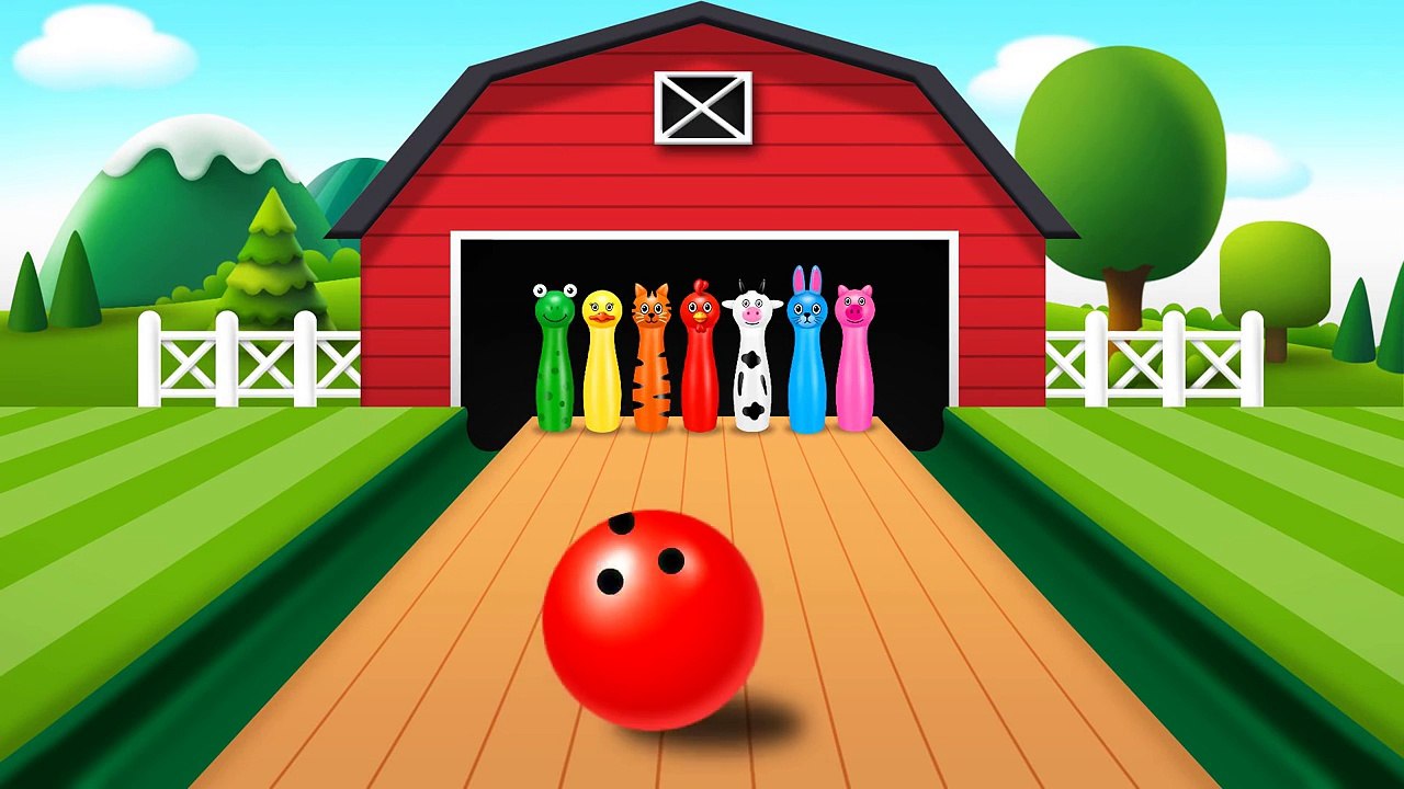 Learn Colors with Colors Bowling Game   Learning Colors for Children