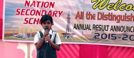 Uzma Gul at Ocasion of Annual day of Nation Secondary School in memory of martyrs of APS