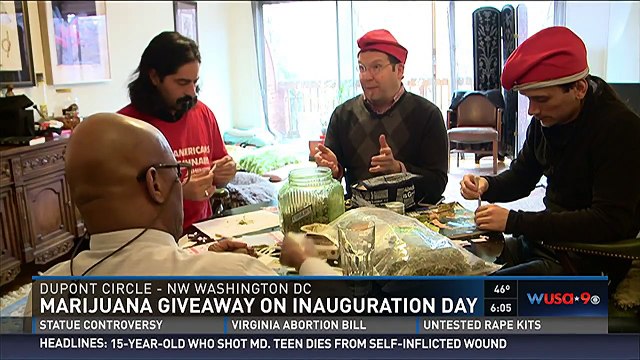 Activists plan marijuana giveaway on Inauguration Day