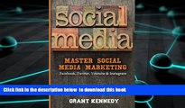 BEST PDF  Social Media: Master Social Media Marketing - Facebook, Twitter, YouTube   Instagram